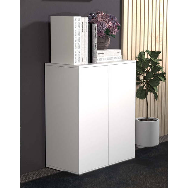 Dalosa2 dressoir 2 deuren wit.