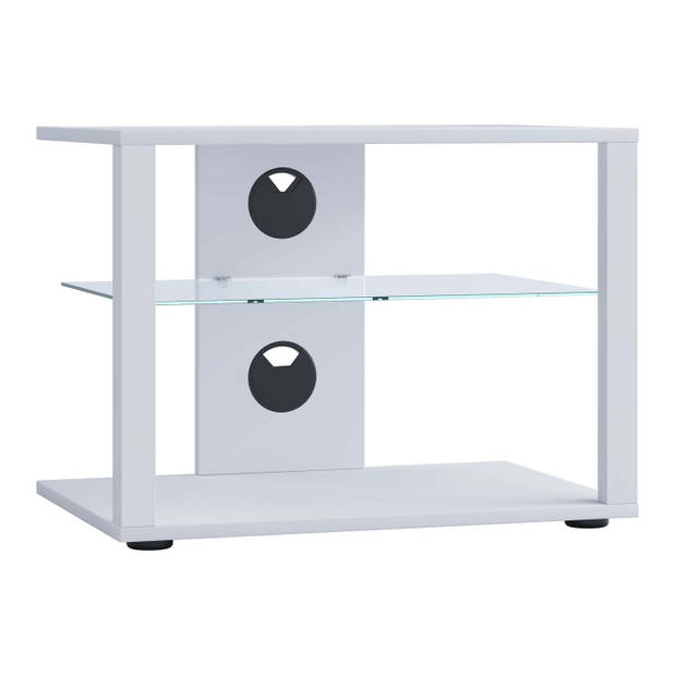 FolasM TV-meubel 2 planken wit.