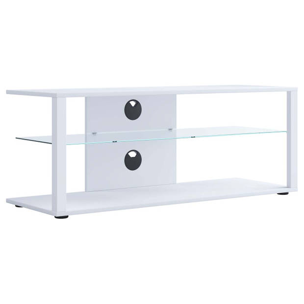 FolasXL TV-meubel 2 planken wit.