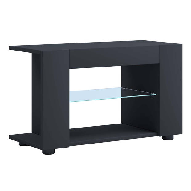 PlexaloL TV-meubel 2 planken antraciet.