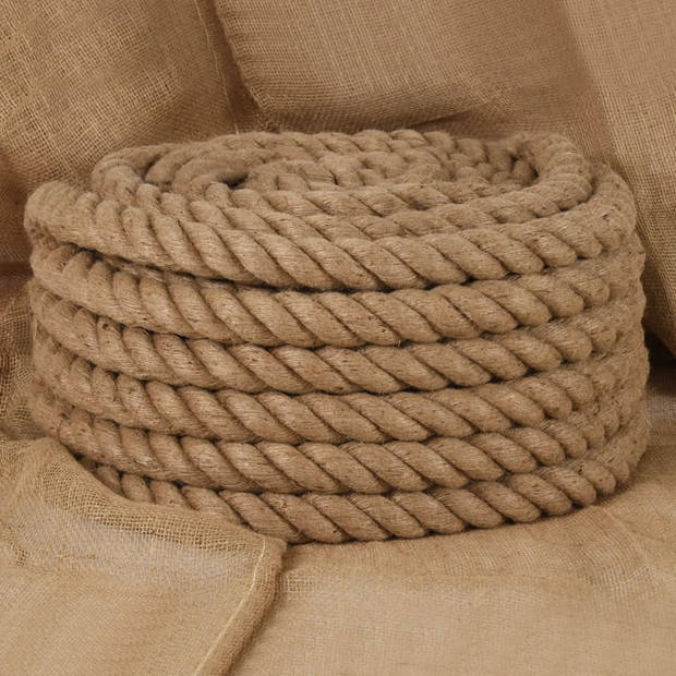 vidaXL Touw 25 m lang 36 mm dik jute