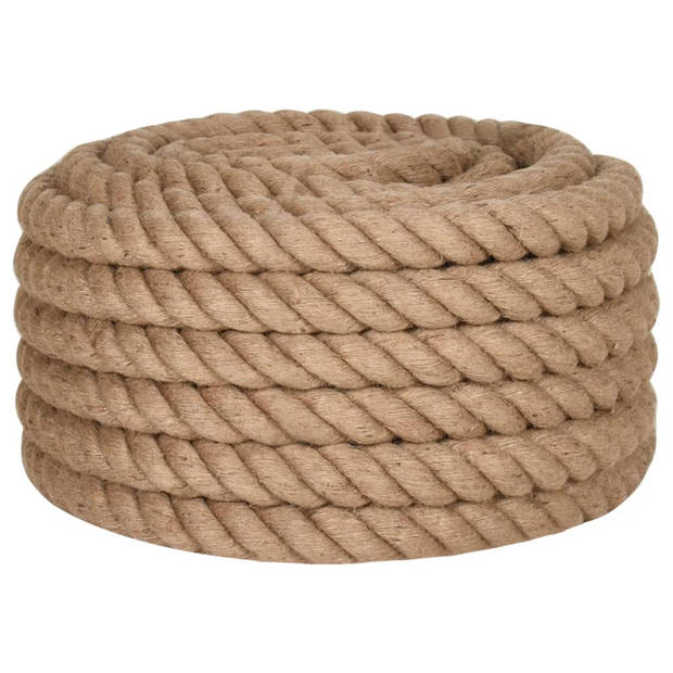 vidaXL Touw 25 m lang 36 mm dik jute