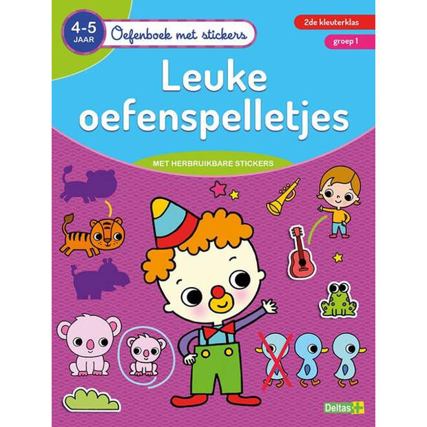 Oefenboek Leuke oefenspelletjes (4-5jr)