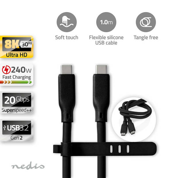 Nedis USB-Kabel - CCGB64810BK10