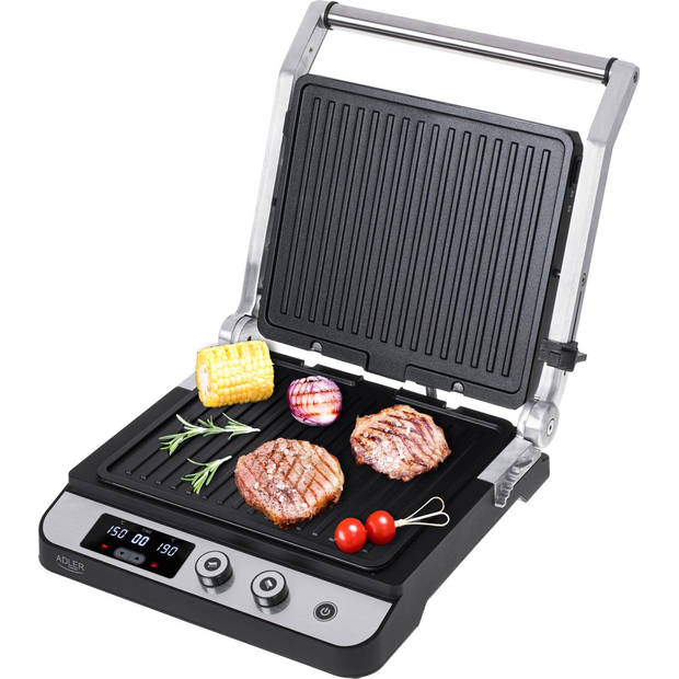 Adler AD 3059 - Electric grill - LED - 2in1