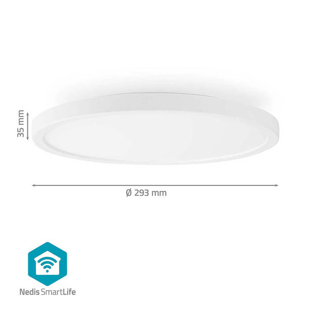 Nedis SmartLife Plafondlamp - WIFILAC31WT - Wit