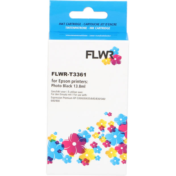 FLWR Epson 33XL (T3361) foto zwart cartridge