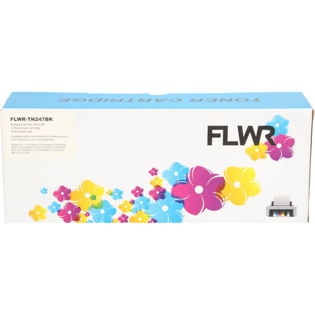 FLWR Brother TN-247 zwart toner