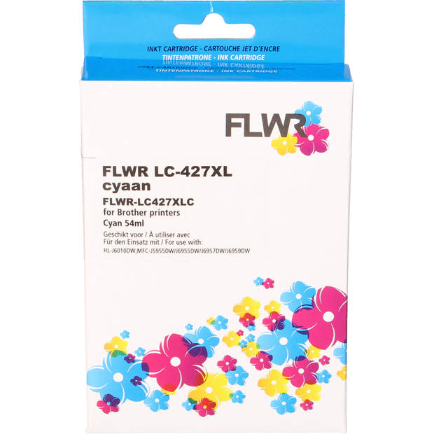 FLWR Brother LC-427XL cyaan cartridge