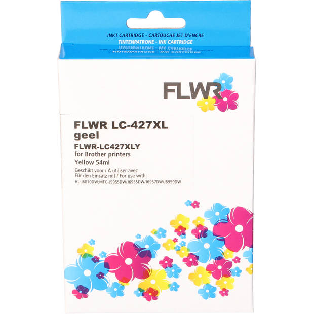 FLWR Brother LC-427XL geel cartridge