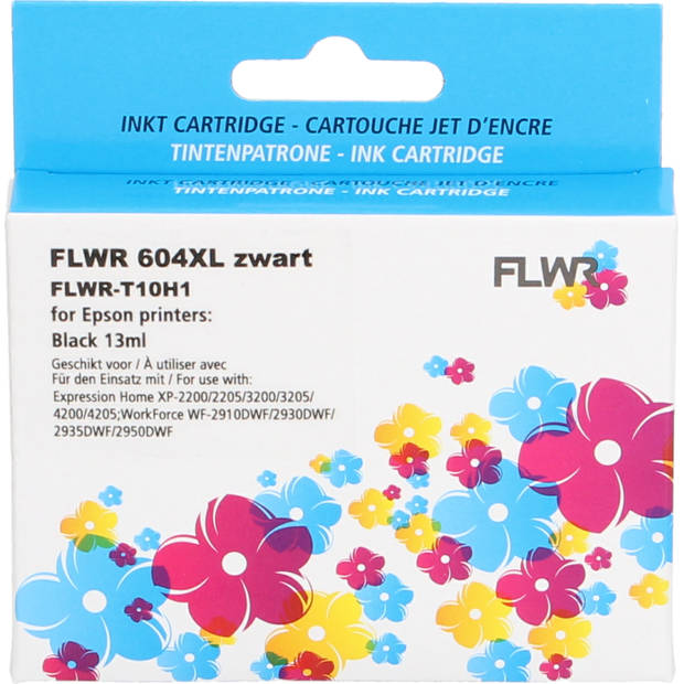 FLWR Epson 604XL zwart cartridge