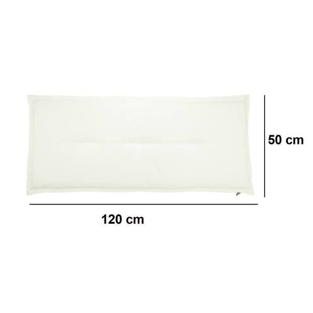 Kopu® Prisma Taupe - Hoogwaardig en Comfortabel Bankkussen 120x50 cm