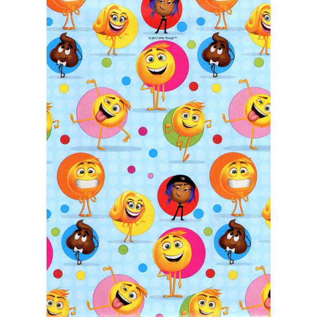 Emoji - Smiley cadeau inpakpapier 200 x 70 cm – 60 Rollen