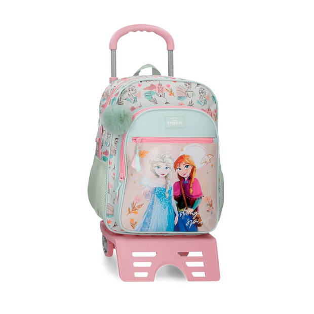 Disney Frozen schoolrugzak + trolley 40 cm strong Spirit