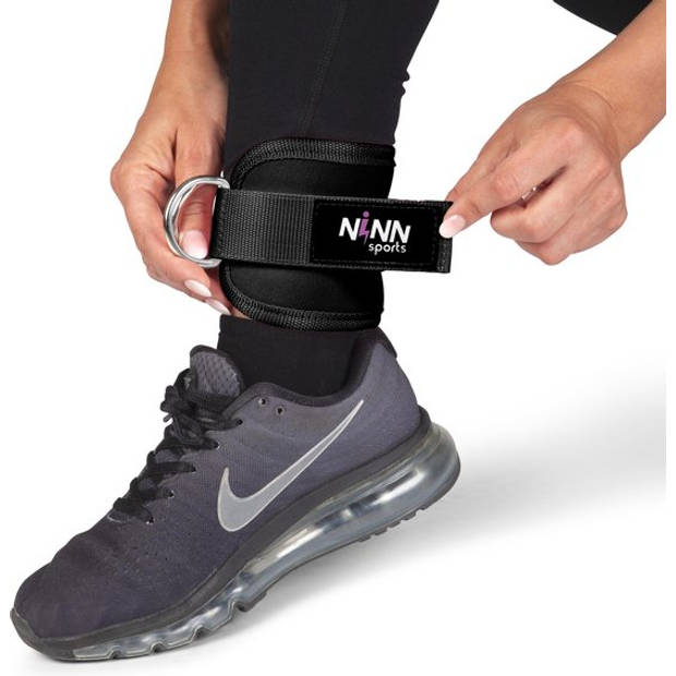 NINN Sports Ankle Strap - Fitness Enkelband - Zwart - 1 stuk