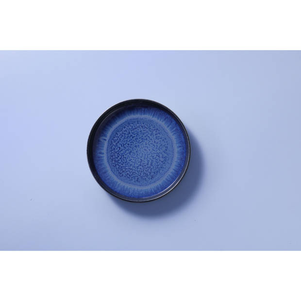 Palmer Bord Jory 22 cm Blauw Stoneware 2 stuks