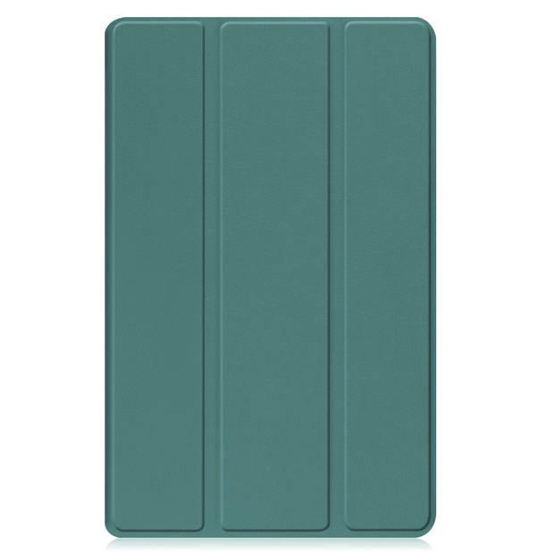 Basey Lenovo Tab M9 Hoes Case Hoesje - Lenovo Tab M9 Hoesje Hard Cover Lenovo Tab M9 Bookcase Hoes - Donker Groen