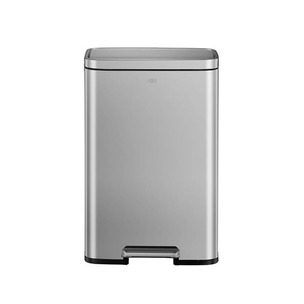 EKO - Madison pedaalemmer 50 liter, EKO - Stainless Steel Plastic - Misty mat RVS