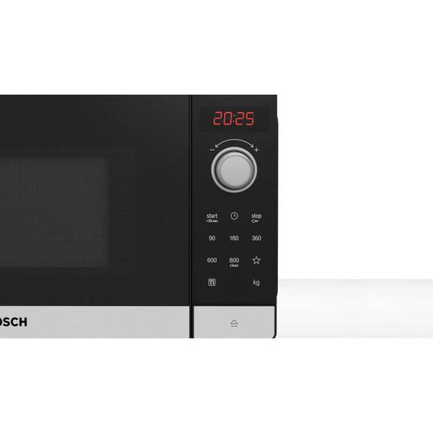 Eenvoudige microgolfhouding -vrije Bosch - FFL023MS2 - Hydrolyse -reiniging - 20 L - H: 26cm/L44.2cm/P: 34,5 cm - Zwart