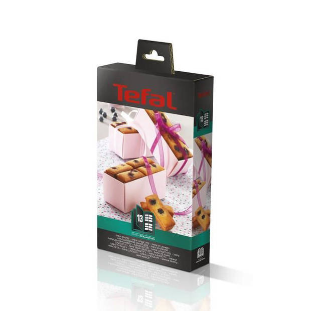 TEFAL Accessoires XA801312 Set van 2 borden mini-ingots Snack Collectie