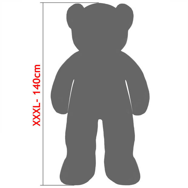 Teddybeer 175 cm, knuffelbeer, teddy XXXL , knuffel, beer, bruin