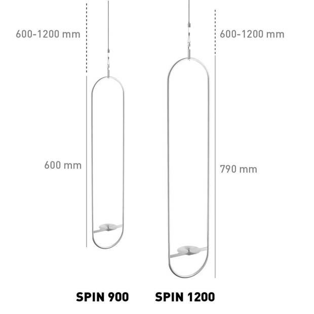 Höfats - Spin 120 Sfeerlantaarn Hangsysteem - Roestvast Staal - Zilver