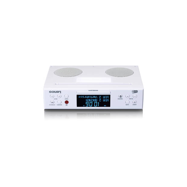 DAB+/FM Keukenradio met Bluetooth®, LED-verlichting en timer Lenco Wit