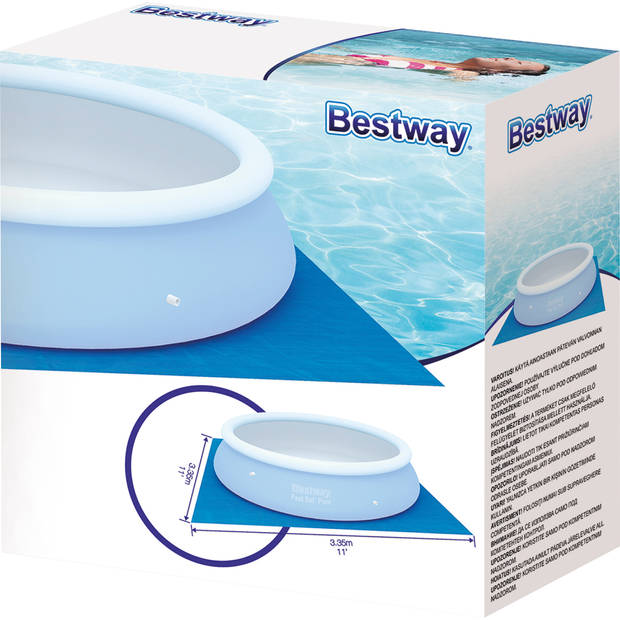 Bestway grondzeil zwembad 335 x 335 cm