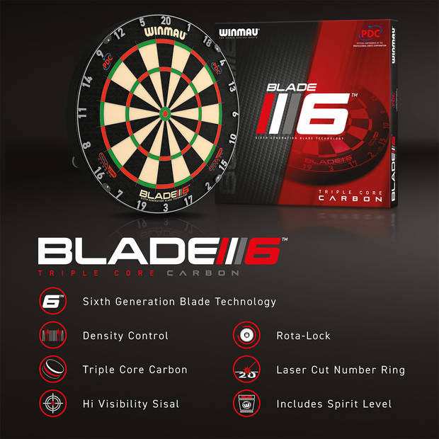 Winmau Blade 6 Triple Core dartbord