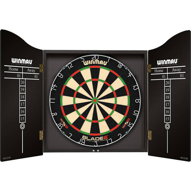 Winmau dartkabinet Blade 6 zwart