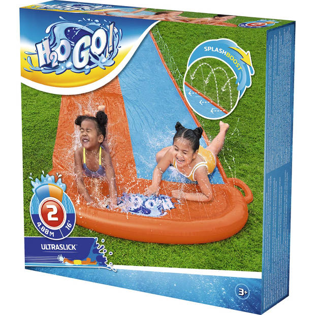 Bestway H2OGO dubbele waterglijbaan 4,88 mtr