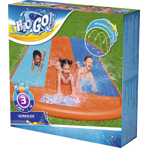 Bestway H2OGO triple waterglijbaan 488 cm