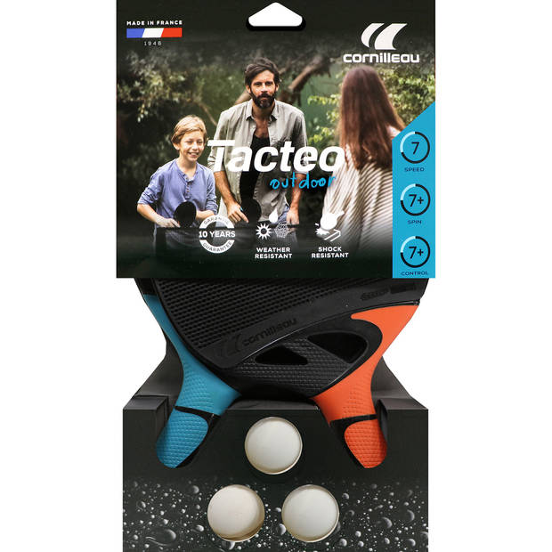 Cornilleau Tacteo Pack Duo 2 bats en 3 ballen