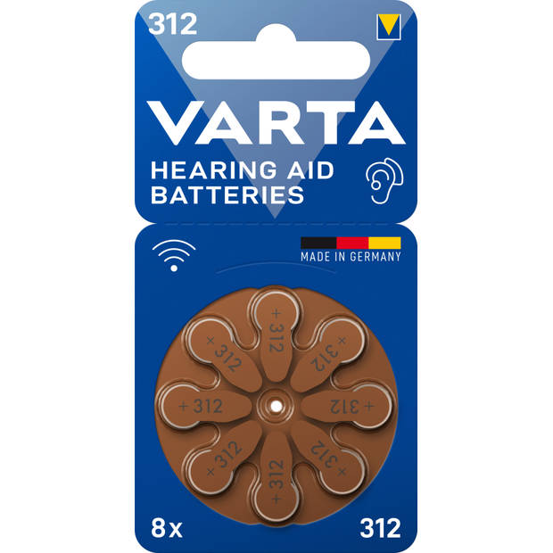 Varta gehoorbatterij 312 blister 8