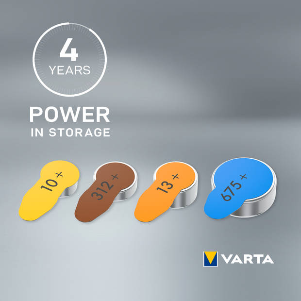 Varta gehoorbatterij 675 blister 6