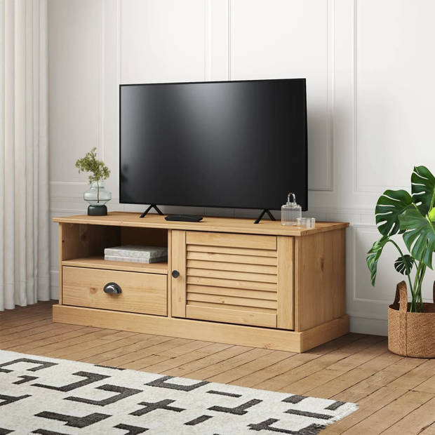 vidaXL Tv-meubel VIGO 106x40x40 cm massief grenenhout