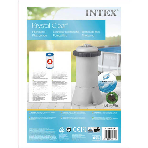 Intex Cartridge filterpomp 1250 L/u 28604GS