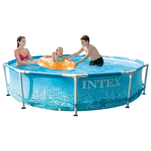 Intex opzetzwembad zonder pomp 28206NP Beachside 305 x 76 cm