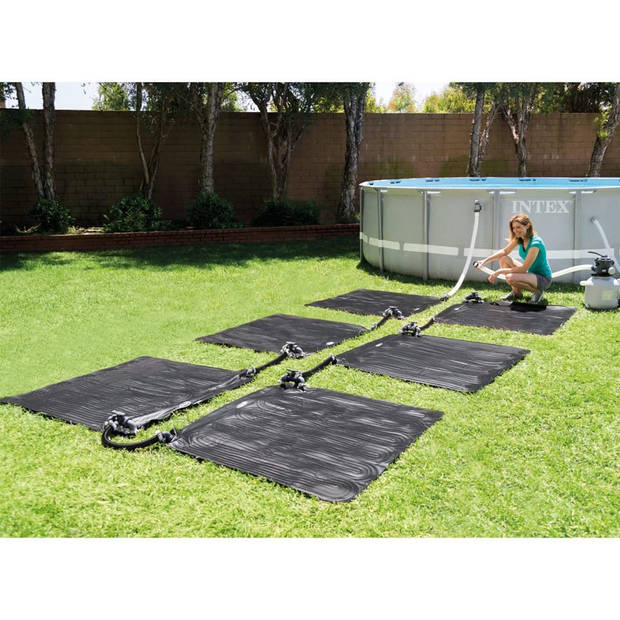 Intex Solar Mat zwembadverwarming zwart 120 x 120 cm