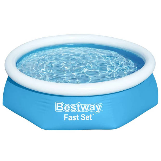 Bestway Fast Set Zwembad opblaasbaar rond 244x66 cm