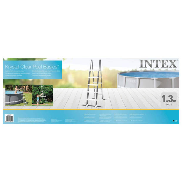 Intex Zwembadladder met 5 treden 132 cm