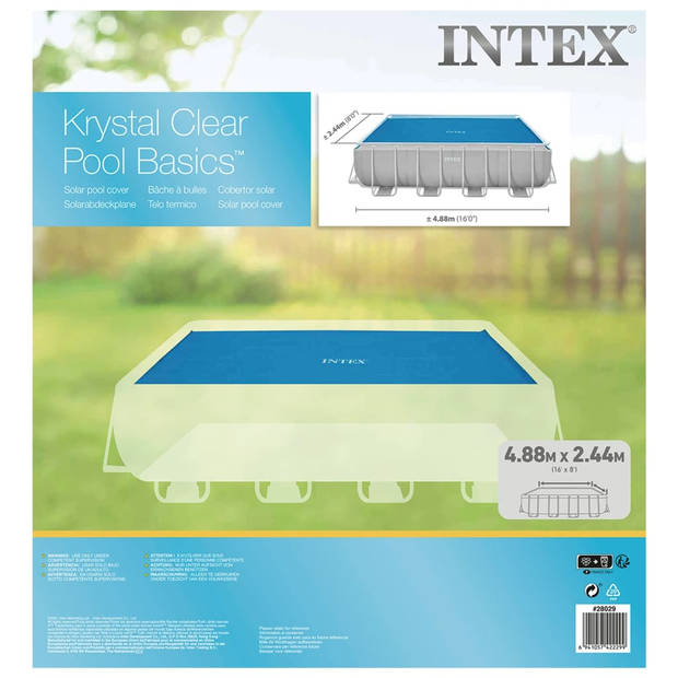 Intex Solarzwembadhoes 476x234 cm polyetheen blauw