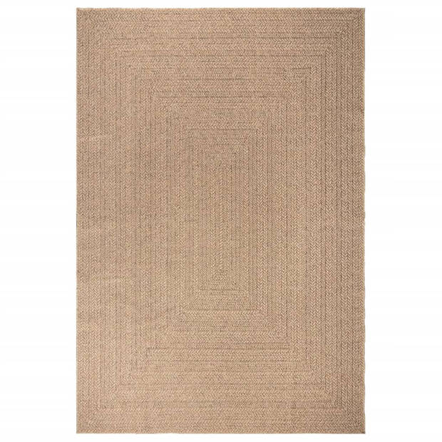 vidaXL Vloerkleed ZIZUR binnen en buiten 200x290 cm jute look