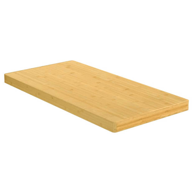 The Living Store Tafelblad - Bamboe - 50x100x4 cm - Duurzaam materiaal - veelzijdig en eenvoudig schoon te maken