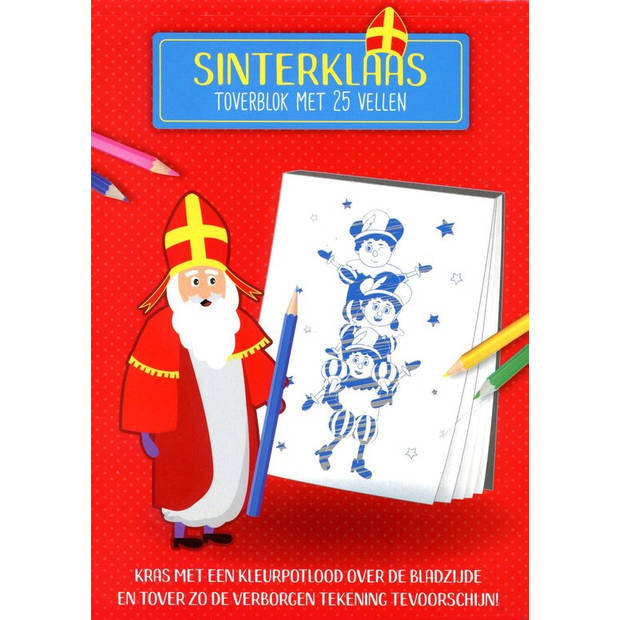 Sinterklaas Toverblok en Krasblok - 2 leuke doe boekjes