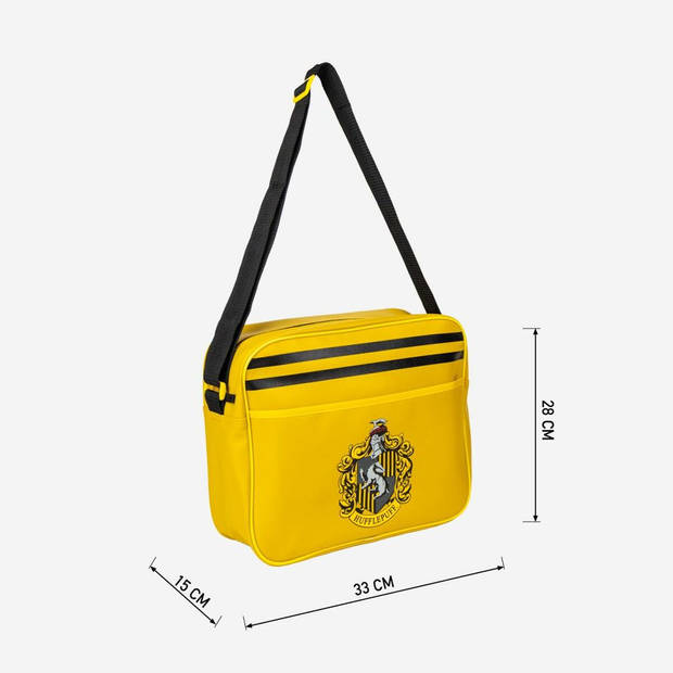 Schooltas Harry Potter Hufflepuff Geel 33 x 28 x 15 cm