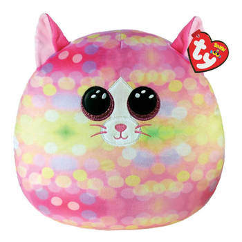 Ty Squish a Boo - Sonny Pink Cat - Knuffel - 31 cm
