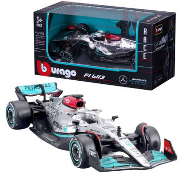 Bburago Mercedes Lewis Hamilton 1:43 W13e Nr 44 2022 - Formule 1