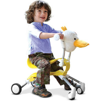Smart Trike - Kindervoertuig - Springo Farm Eend - Geel - Loopauto