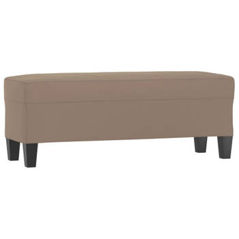 vidaXL Bankje 100x35x41 cm microvezelstof taupe